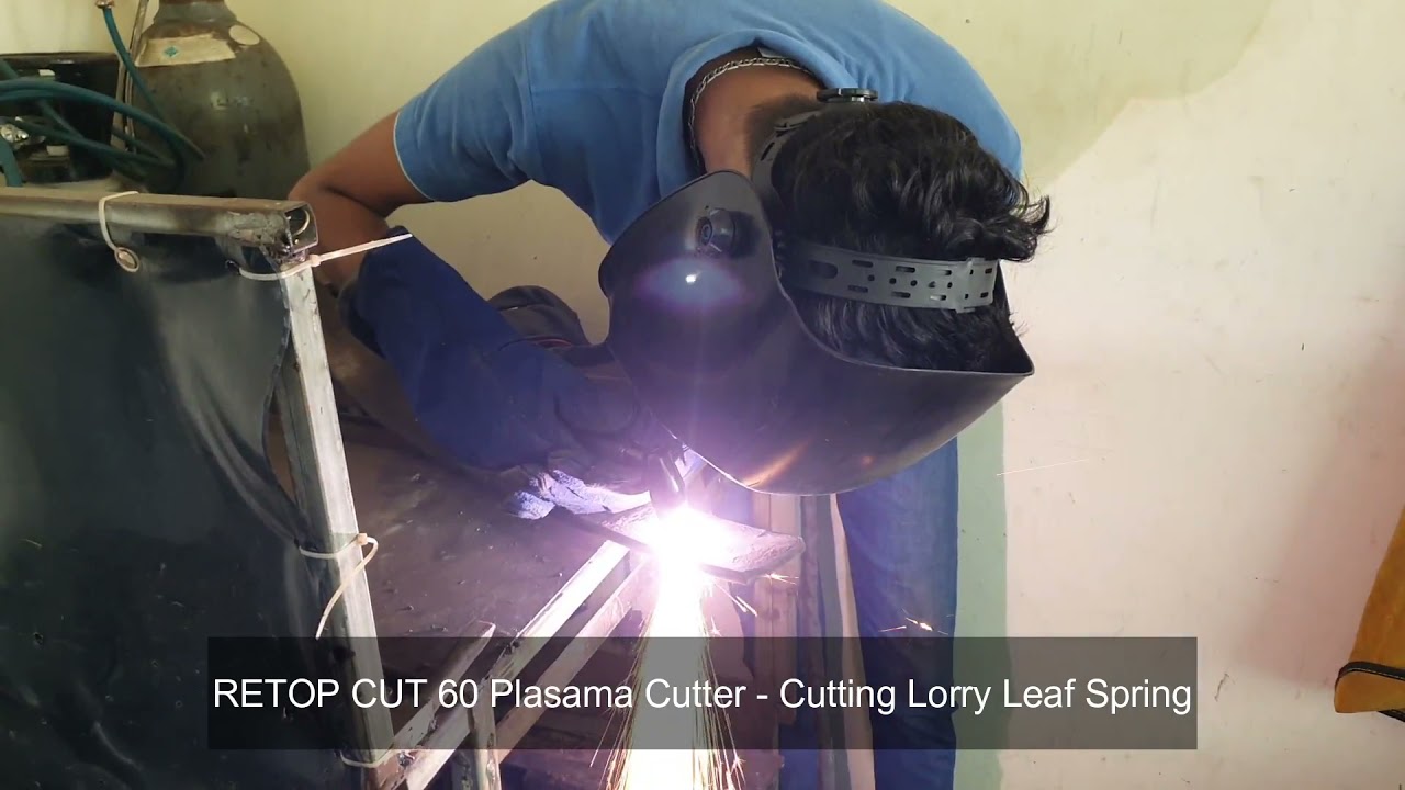 RETOP Plasma Cutter - CUT 60 cutting Lorry Leaf Spring