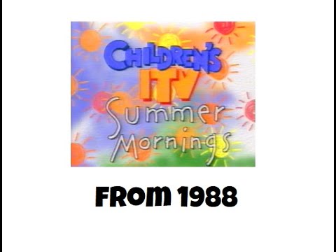 Retro TV - Summer 1988 - Childrens ITV - Towser ( and the magic Apple ) / Rainbow