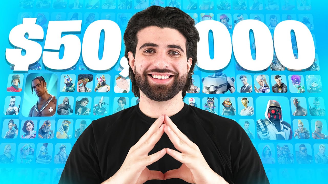 Revealing My $50,000 Fortnite Locker!
