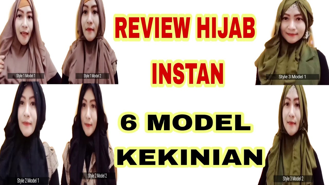 REVIEW HIJAB INSTAN || DAN CARA TUTORIAL NYA
