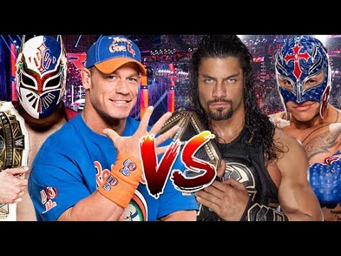 Rey Mysterio & Roman Reigns vs John Cena & Sin Cara