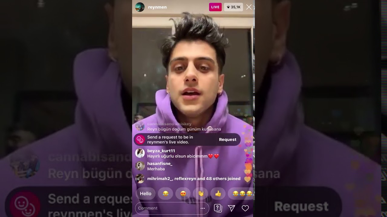REYNMEN İNSTAGRAM CANLI YAYIN