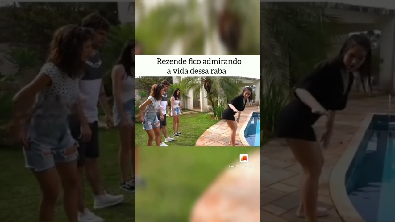 Rezende vendo Virgínia Fonseca no quadradinho