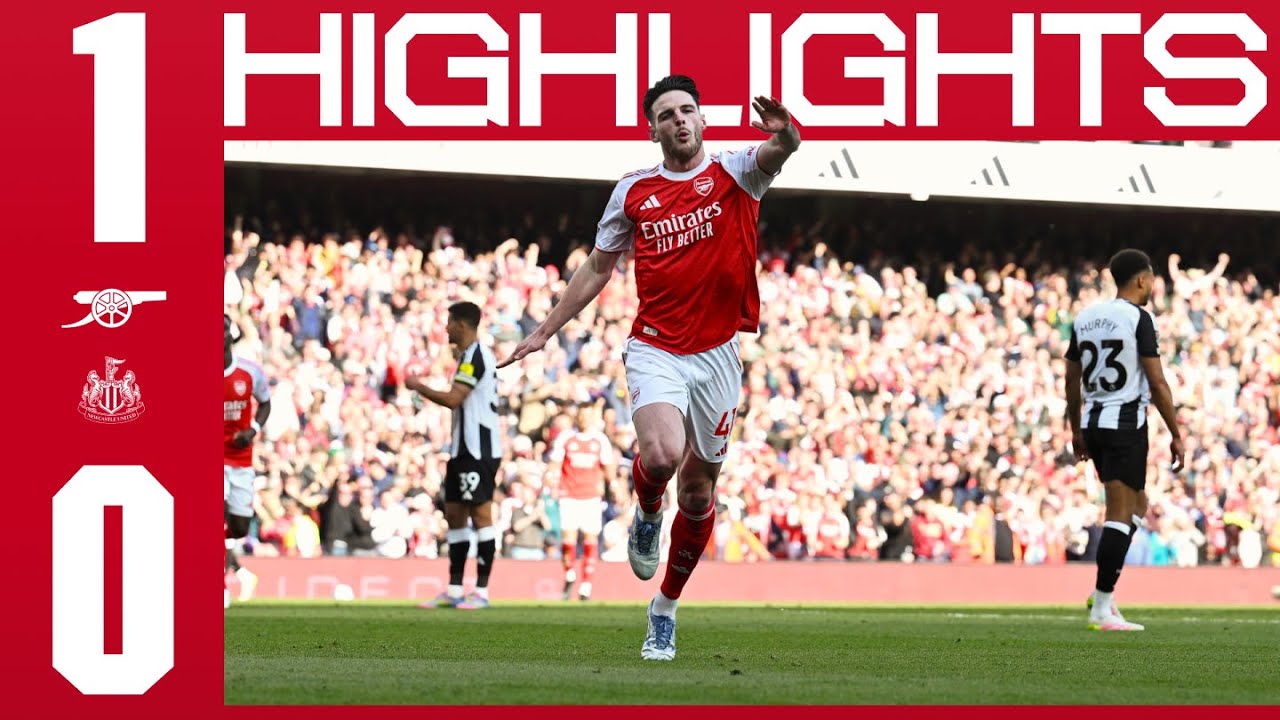 RICE STUNNER SECURES ALL THREE POINTS 🤩 | Arsenal vs Newcastle (1-0) | Premier League