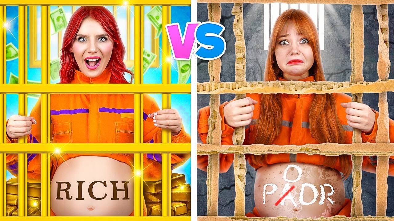 Rich Pregnant vs Poor Pregnant in Jail! I’m Dating a Millionaire