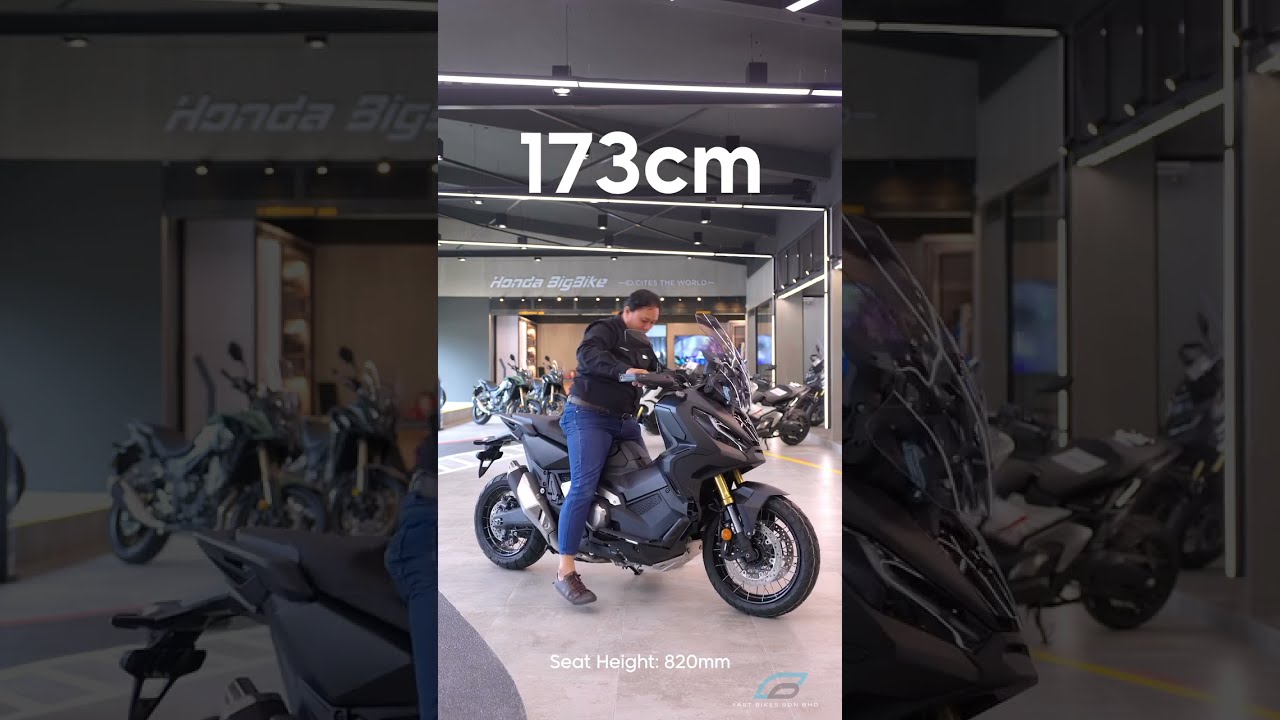 riders with different height on the honda X -ADV 750