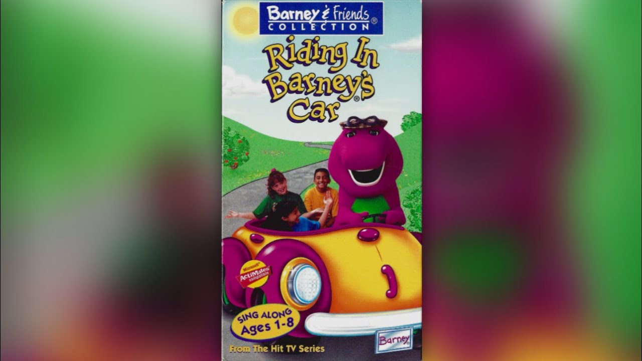 Riding in Barney's Car [1995] - 1995 VHS Release (Actimates Reprint)
