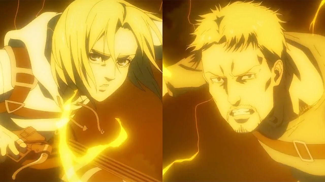 Riener and Annie use ODM Gear after 4 years | Attack on Titan final season part 2 episode 10 eng sub