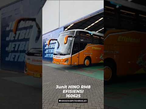 Rilis 3 Unit !! Efisiensi Jetbus 5 SHD Hino RM 280