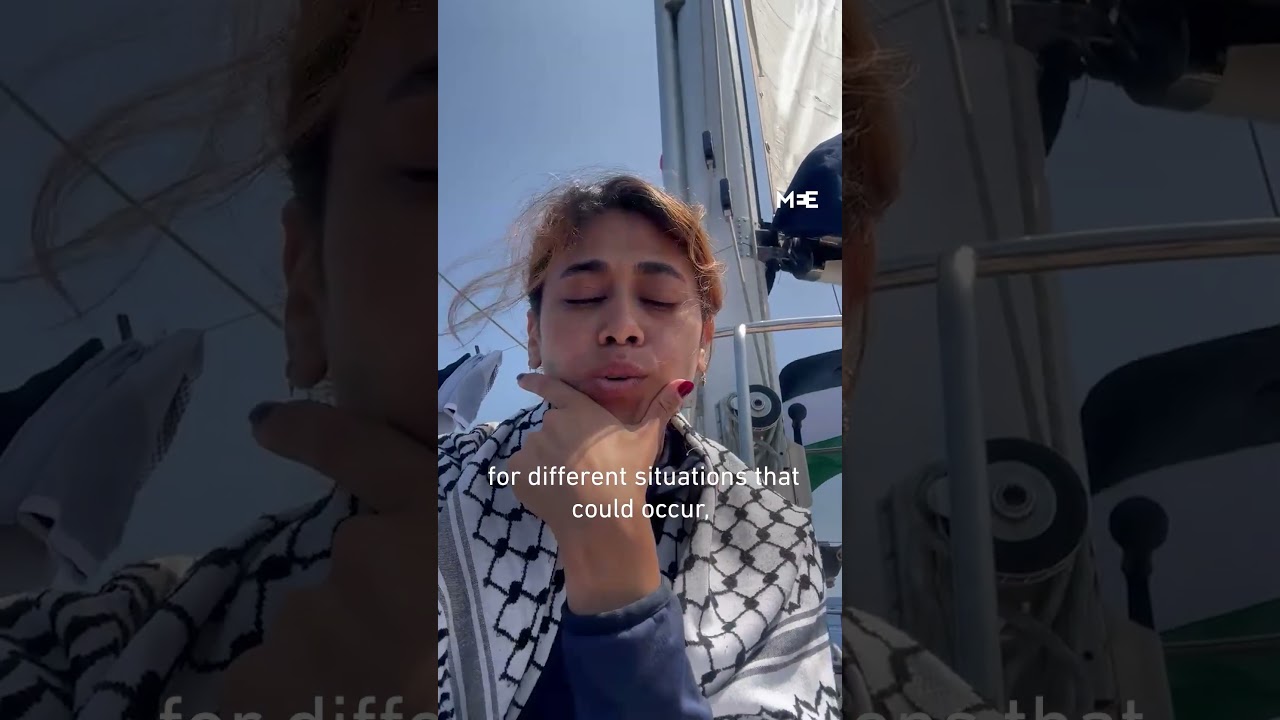 Rima Hassan tells MEE, Gaza Freedom Flotilla preparing for possible Israeli interception and arrests