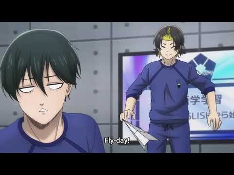 Rin x bachira team learning English Blue lock ep 24 funny moments