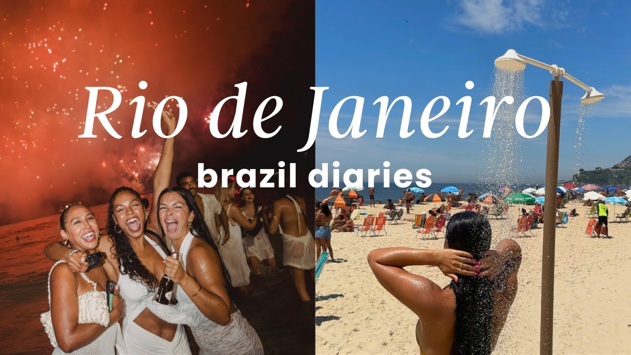 rio de janeiro vlog 2025 | new year's eve on copacabana beach + bucket list activities in BRAZIL 🇧🇷✨