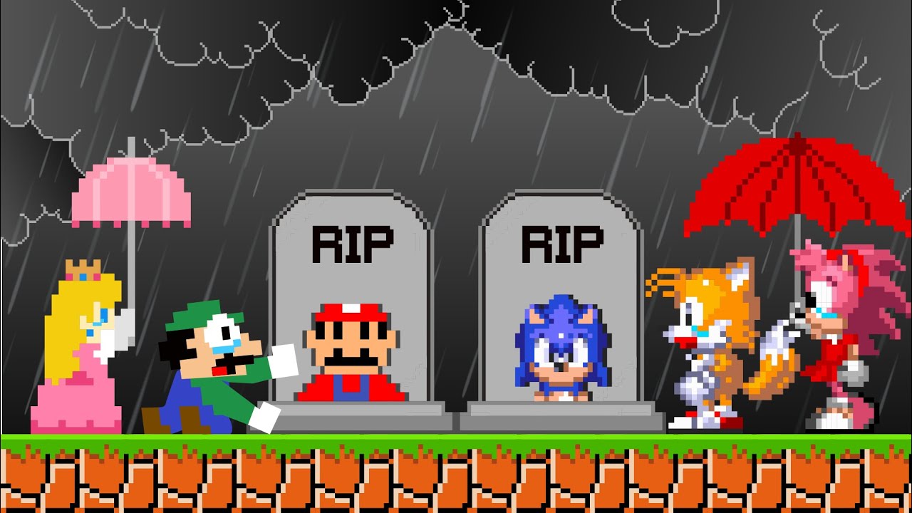 R.I.P Mario and Sonic, Sad Story of friends...Don't Leave Me Alone!