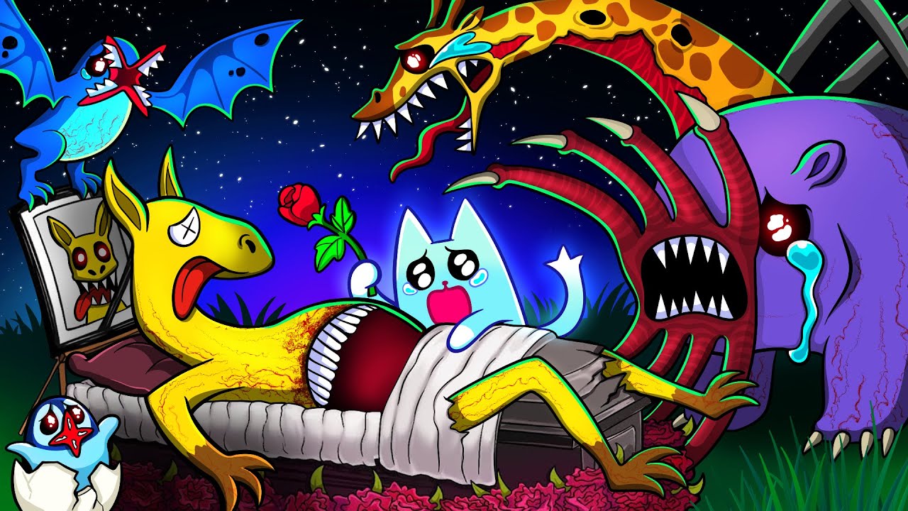 R.I.P Monster Kangaroo! SAD STORY 😭| Monster Kangaroo Dies | FNF Goodbye World | Zoochosis Animation