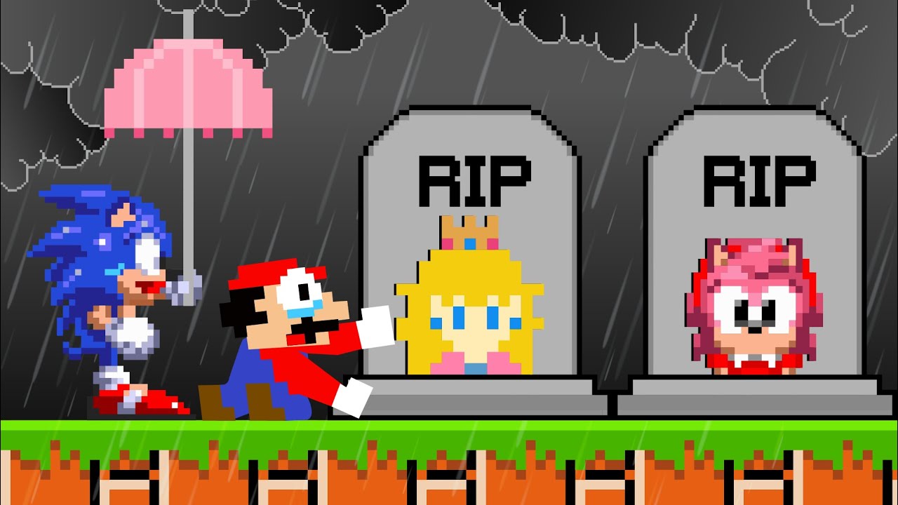 R.I.P Peach and Amy Rose - Mario and Sonic's Sad Ending