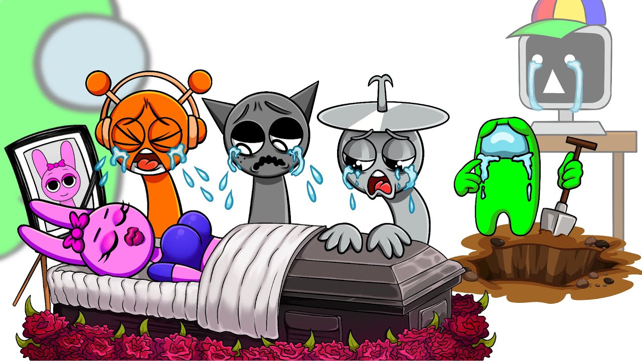 R.I.P PINKI! SAD SPRUNKI STORY😭 | Pinki Dies | FNF Goodbye World | Sad Sprunki Animation