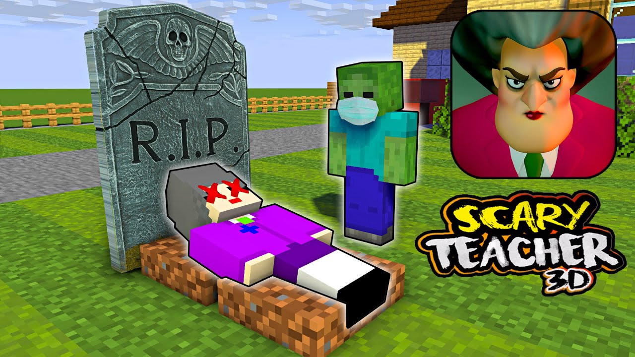 RIP SCARY TEACHER 3D | Platabush Animation