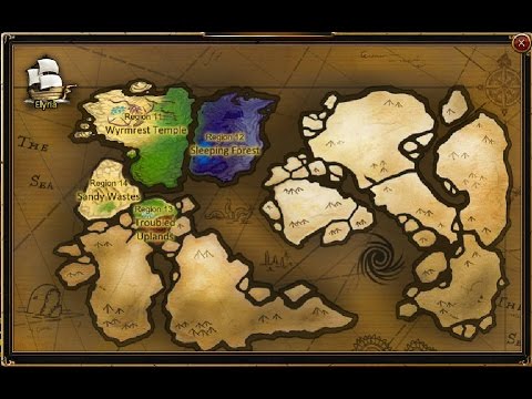 Rise of Mythos - Map Regions Rewards (1-14)