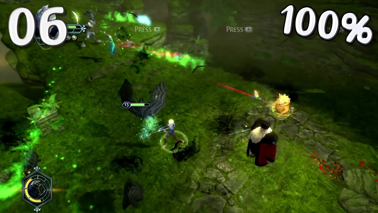 Rise of the Guardians (100%) Walkthrough Part 6 - Bunnymund's Warren (2/3)