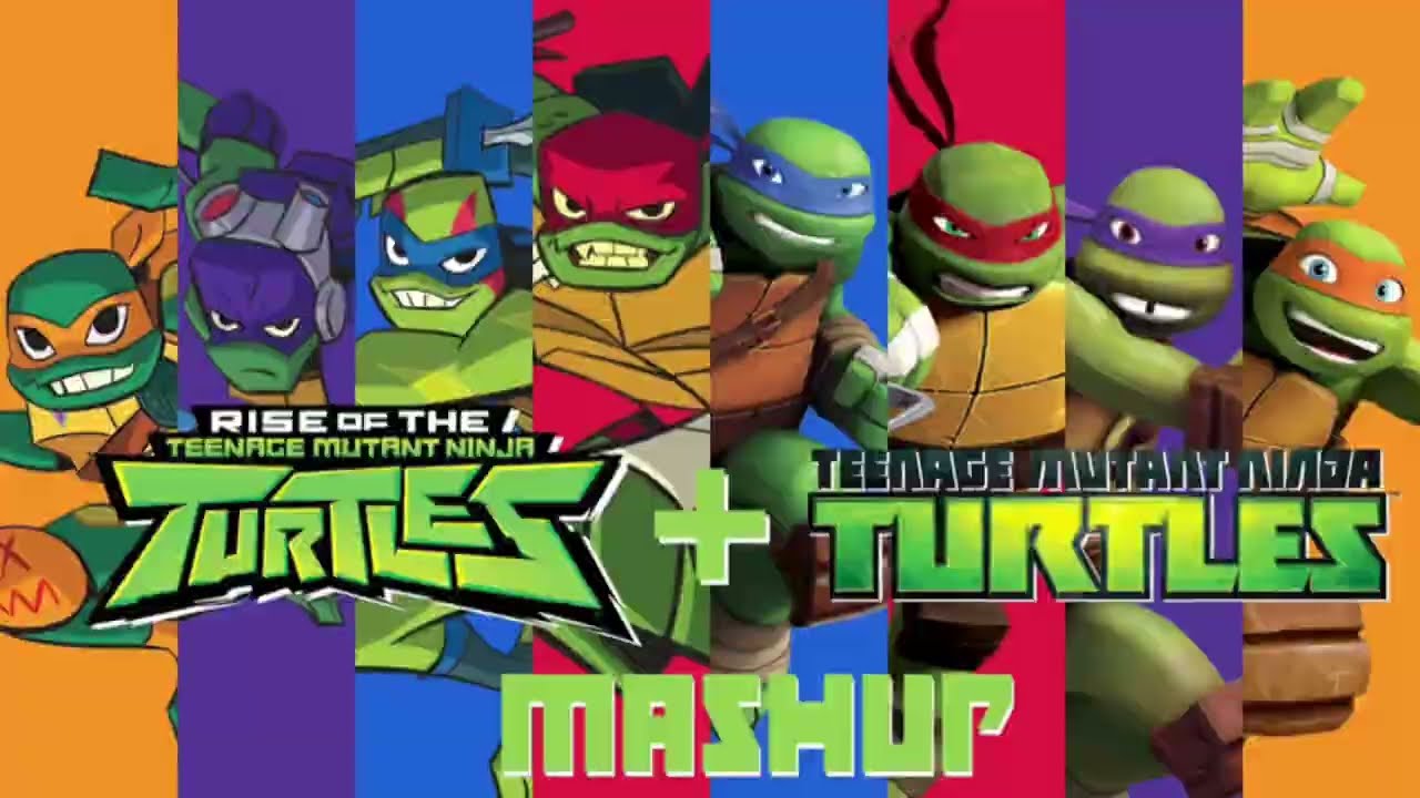 Rise Of The Teenage Mutant Ninja Turtles x TMNT 2012 Theme Mashup