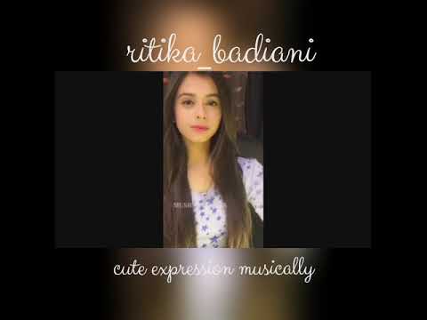 rits cute expression musically  (ritika badiani)