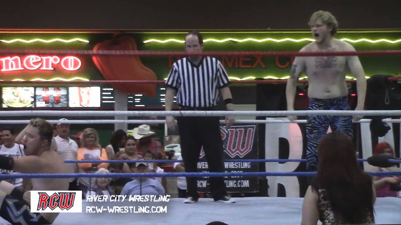 River City Wrestling (RCW) - Six-person tag team match from 6/27/15