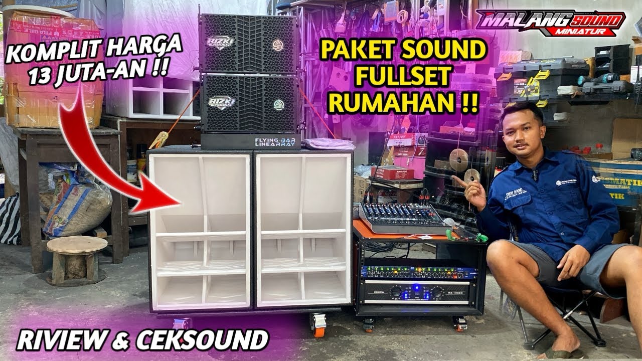 RIVIEW & CEKSOUND FULLSET SOUND SYSTEM RUMAHAN | SIAP BUNYI FULL ASHLEY