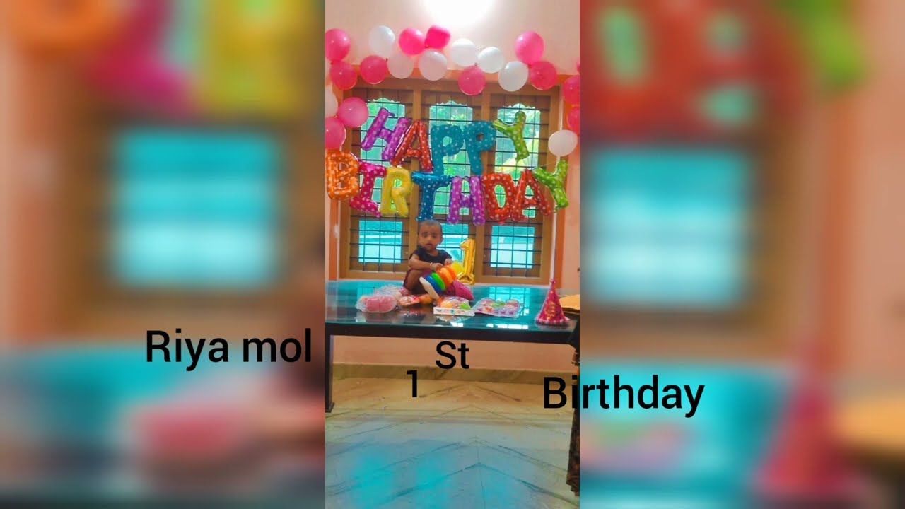 Riya mol Birthday 🎂🎂//#1st birthday celebration HAIRA MARIYAM🎂🎂
