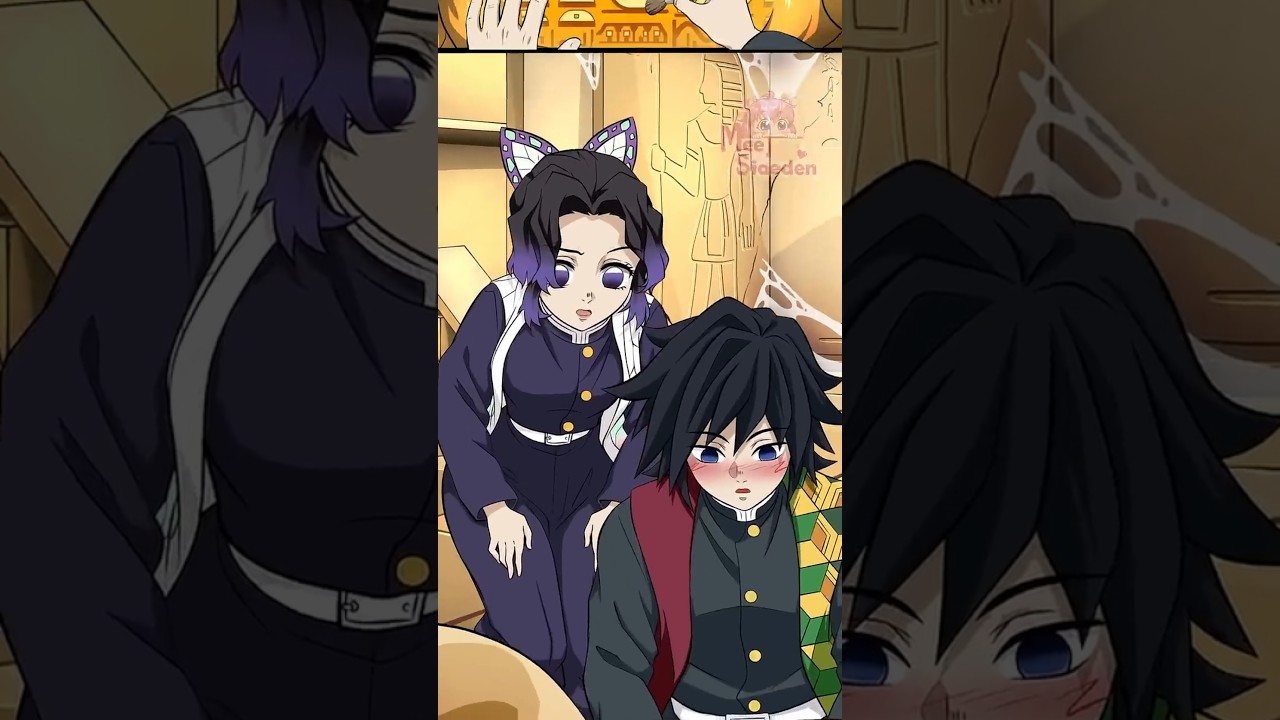 RIZZ the Egyptian Cat😻 EGYPTIAN TREND Giyu x Shinobu #DemonSlayer #KimetsuNoYaiba