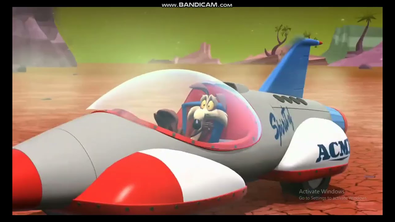 Road Runner VS Wille E Coyote Unsafe At Any Speed Boomerang USA HD Airing 2023