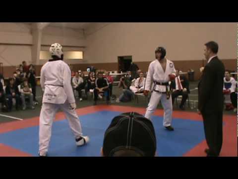 Roar of the Lion Tournament, Mr. Shy Ely sparring for the Karate\Kung Fu Grand Championship