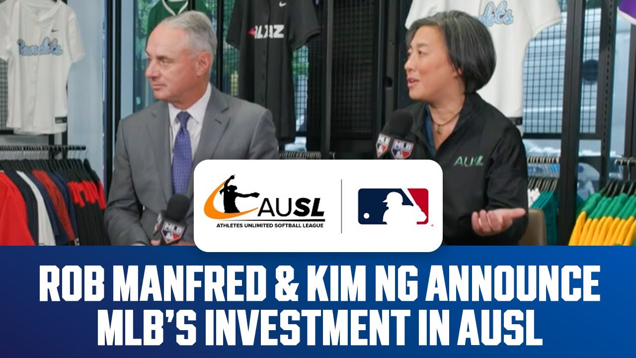Rob Manfred and Kim Ng announce MLB's investment in AUSL