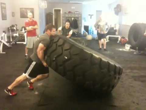 Rob Orlando's 1,000 lbs. Tire Flip
