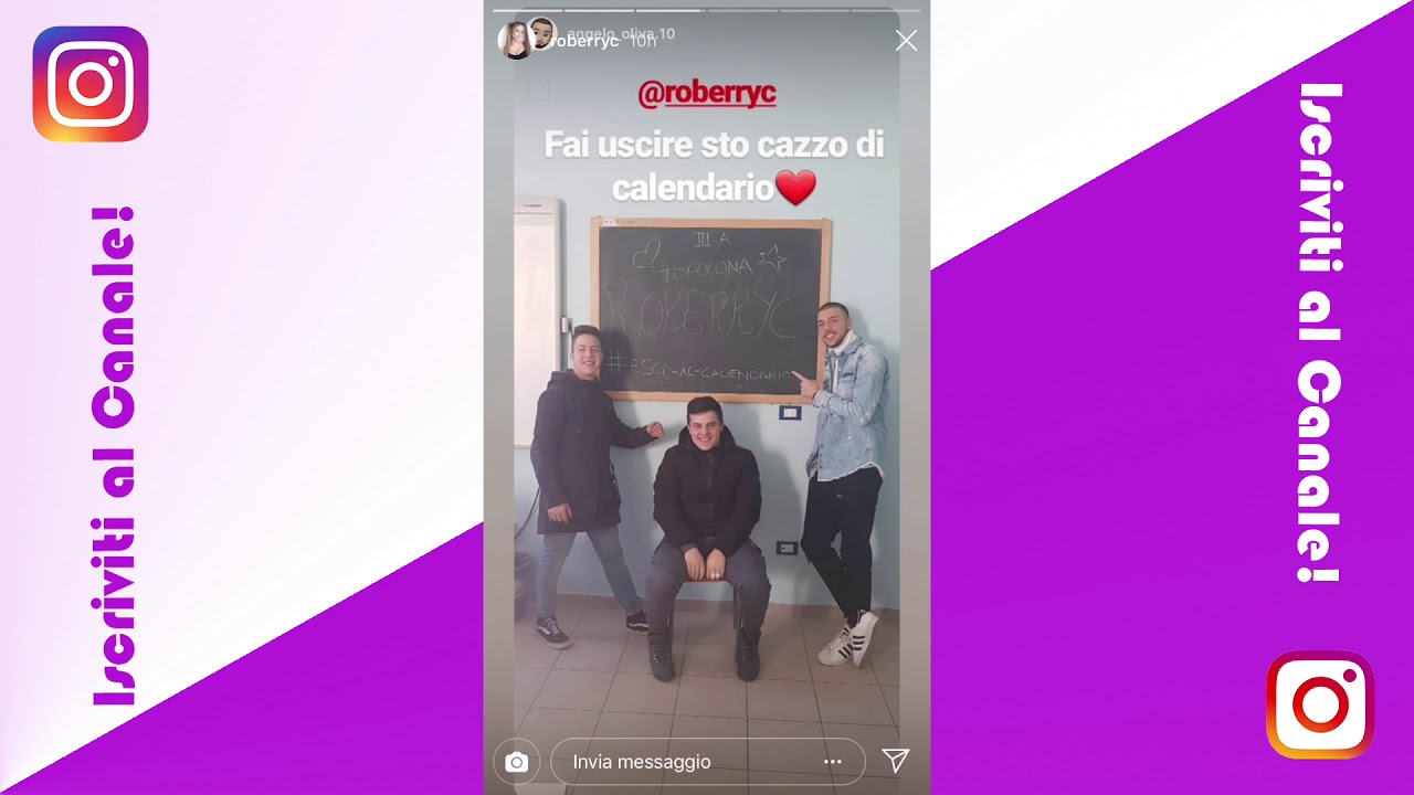 Roberryc Sta per rilasciare il suo CALENDARIO!