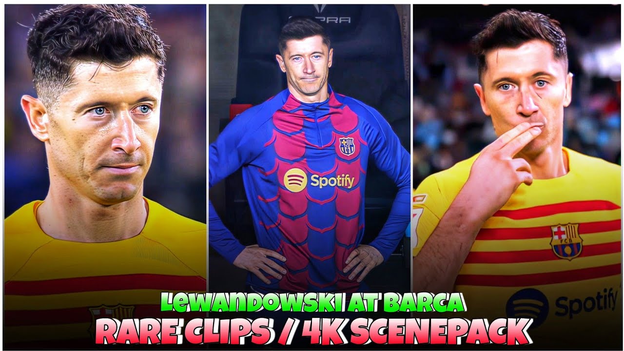 Robert Lewandowski  / RARE CLIPS ● SCENEPACK 4K (With AE CC and TOPAZ)