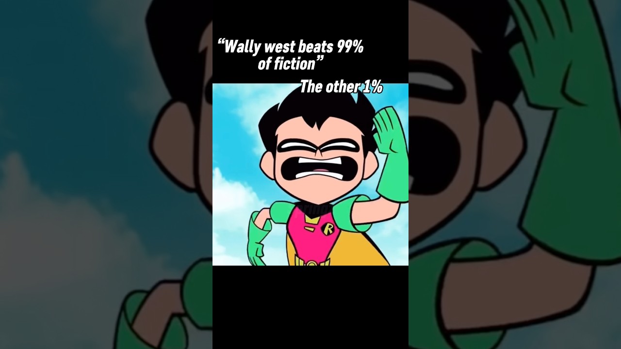 Robin causally winning a race against Wally west is so funny😭