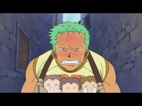 Robin compliments Zoro! Cute moment xD