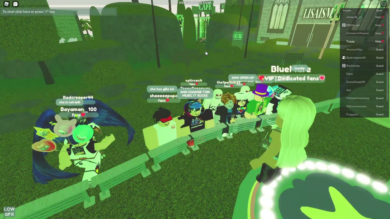 Roblox: A disgusting Lisa Gaming fan (Cringe)