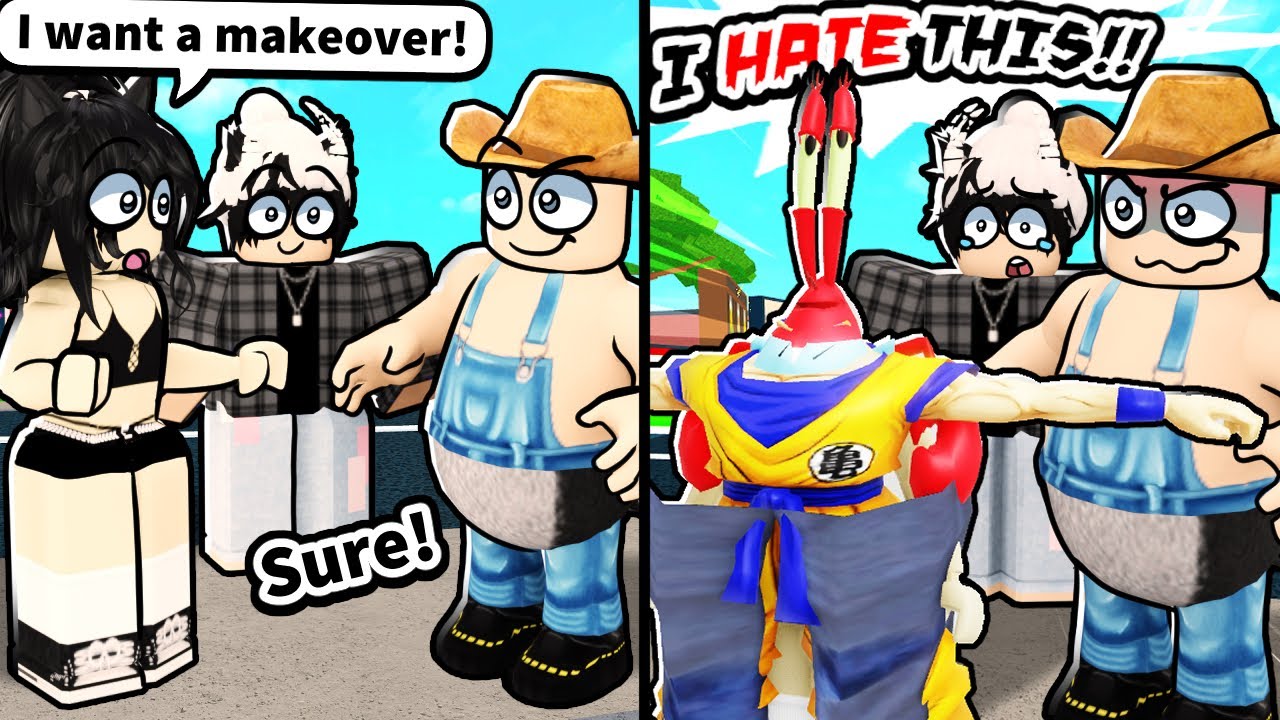 Roblox admin horrible makeover…