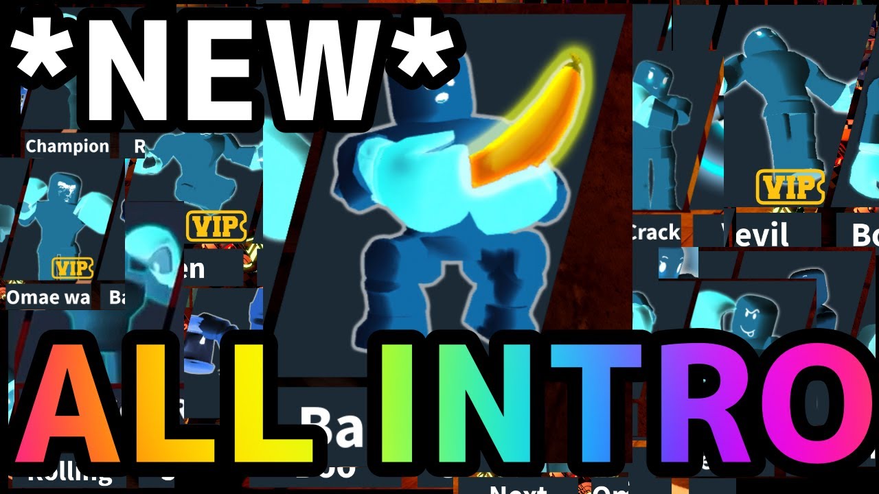 ROBLOX BOXING LEAGUE ALL INTRO ANIMATION