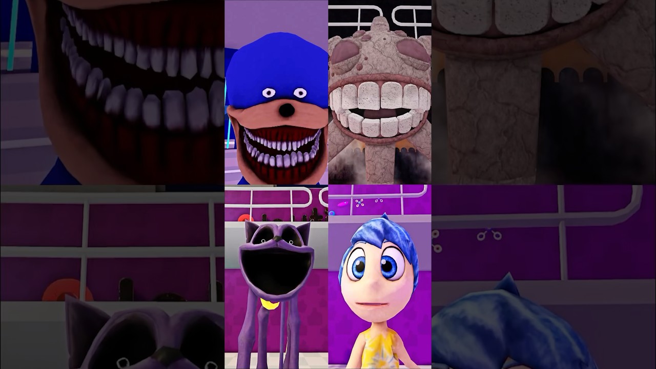 Roblox Funny Jumpscare’s #insideout2 #sonic #joy #mario #anxiety #pomni