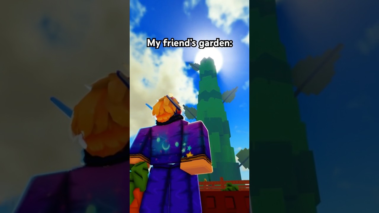 Roblox Grow A Garden Difference #roblox #potemer #robloxanimation