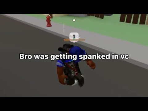 Roblox Slender is literally spanked by his dad in Da Hood