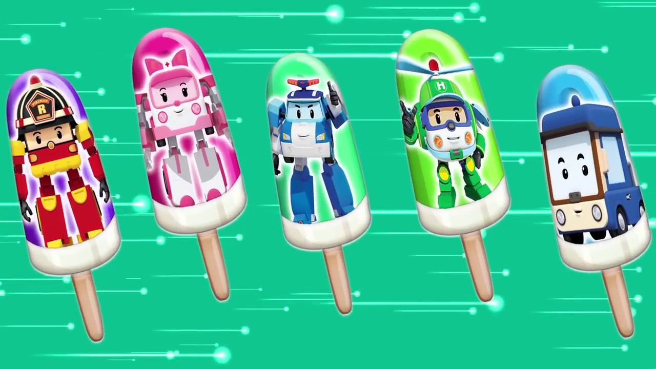 Robocar Poli Ice Cream Finger Family | Nursery Rhymes For Children