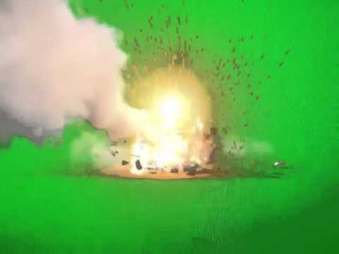 Rocket Blast Green Screen Effect