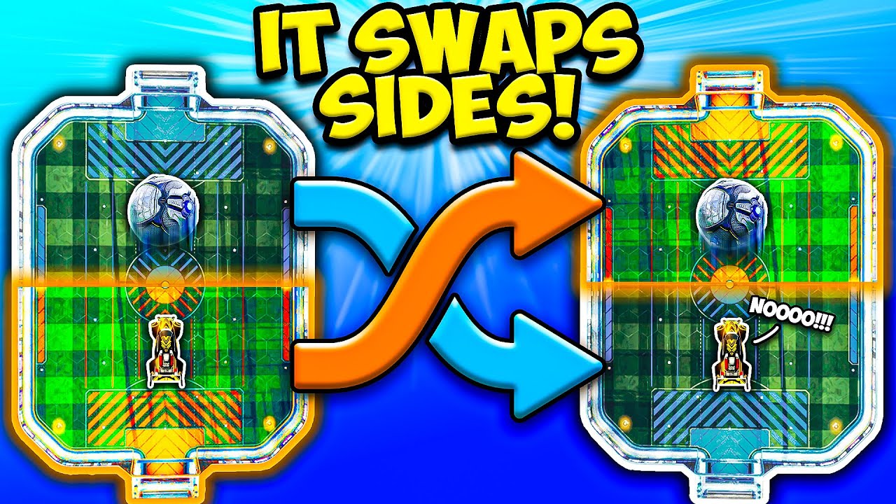 Rocket League, but the field SWAPS TEAMS
