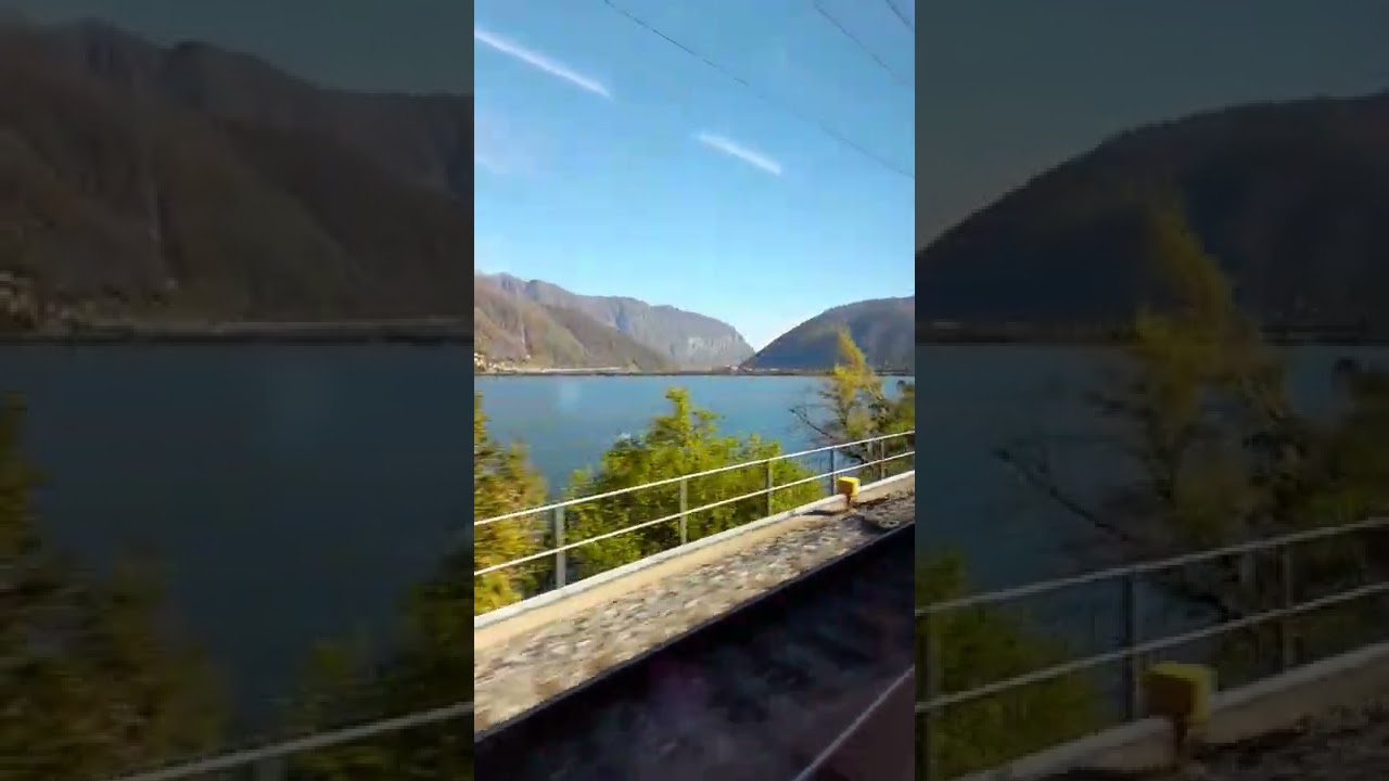 Rockin Trip to Padova🤘💙🤘 Lago di Lugano 💥FIVE WAYS TO NOWHERE💥 #metal #music #Swiss train #lugano