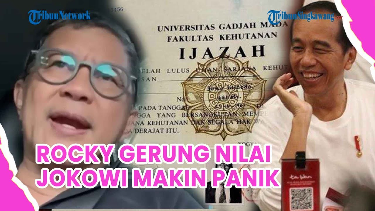 Rocky Gerung Sebut Pihak Jokowi Makin Panik Saat Dituntut Tunjukan Ijazah Asli: Diminta Kejujuran