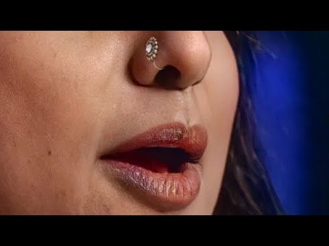 Roja selvamani Lips and Face Closeup