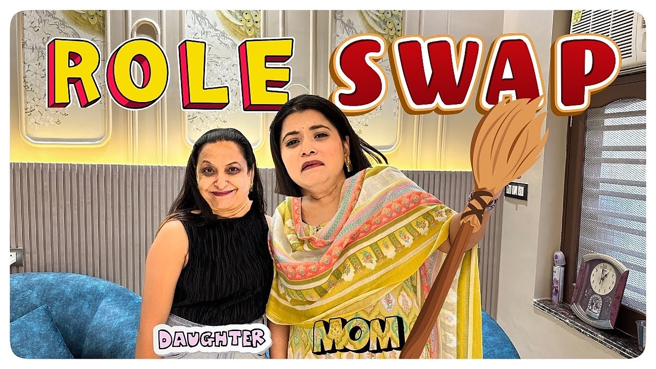 Role Swap with mom 😳. #sejalgabavlogs #vlog #ytvideo